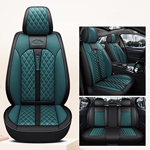 LXQHWJ Coprisedili Auto Universale per Audi q3 s-line/q3 quattro/q3 sportback/q5/q5 sportback Coprisedile Auto Accessori, Verde