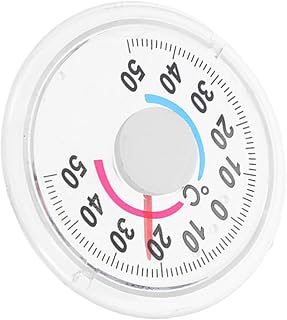 Generic Plastic Window Thermometer Small Indoor Temperature Measuring Tool Wall-Mount Room Gauge for Home Weather Monitoring