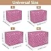 Sgaesgte Pink Leopard Print Dog Crate Covers with with Breathable Mesh, Durable Kennel Cover for Dog Crate, Indoor Outdoor Dog Crate Cover, for Training, Weather Protection