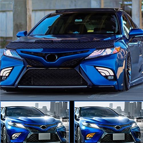 2Pces 10W Led Diurno Modificado 12V Luzes De Nevoeiro Do Carro Com Luzes De Volta Amarelas Para Camr