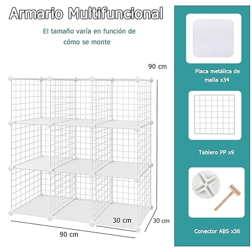 Estanterías de cubos marca LHChan (3)