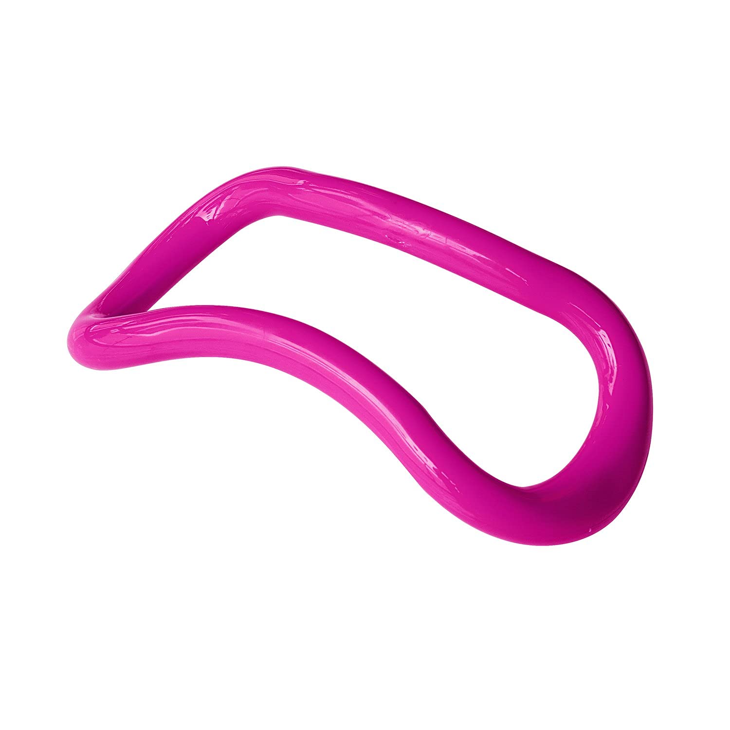 LMS Data Fascia Streching, Pilates Ring for Yoga and Exercise, Workout Anywhere Compact Design, Multi Color Option