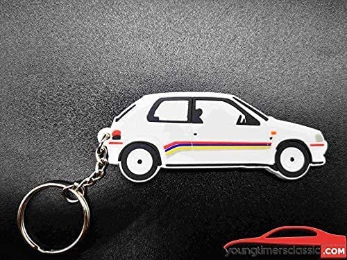 Youngtimersclassic Porte clé Peugeot 106 Rallye Cover