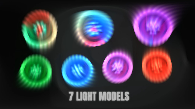 Adicop LED Frisbees - 39 RGB, 7 Modi, Waterdicht, Frisbee met 500mAh Adicop LED Frisbees - 39 RGB, 7 Modi, Waterdicht, Frisbee met 500mAh