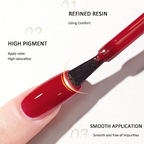 Shefave Peel off Nail Polish,Quick Dry Nail Polish - Natural Water Based No Need Cure Nail Gel Polish No Odor Easy to Apply Nail Varnish - Nail Art DIY Manicure Home Use,8ml(#27 Nude) - Image 5