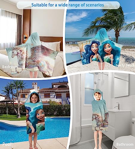 Accappatoio con Cappuccio per Bambini, Asciugamano...