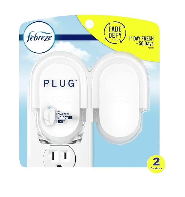 Febreze Noticeables Dual Scented Oil Warmer 1 75-Ounce 2 Count Pack of 2