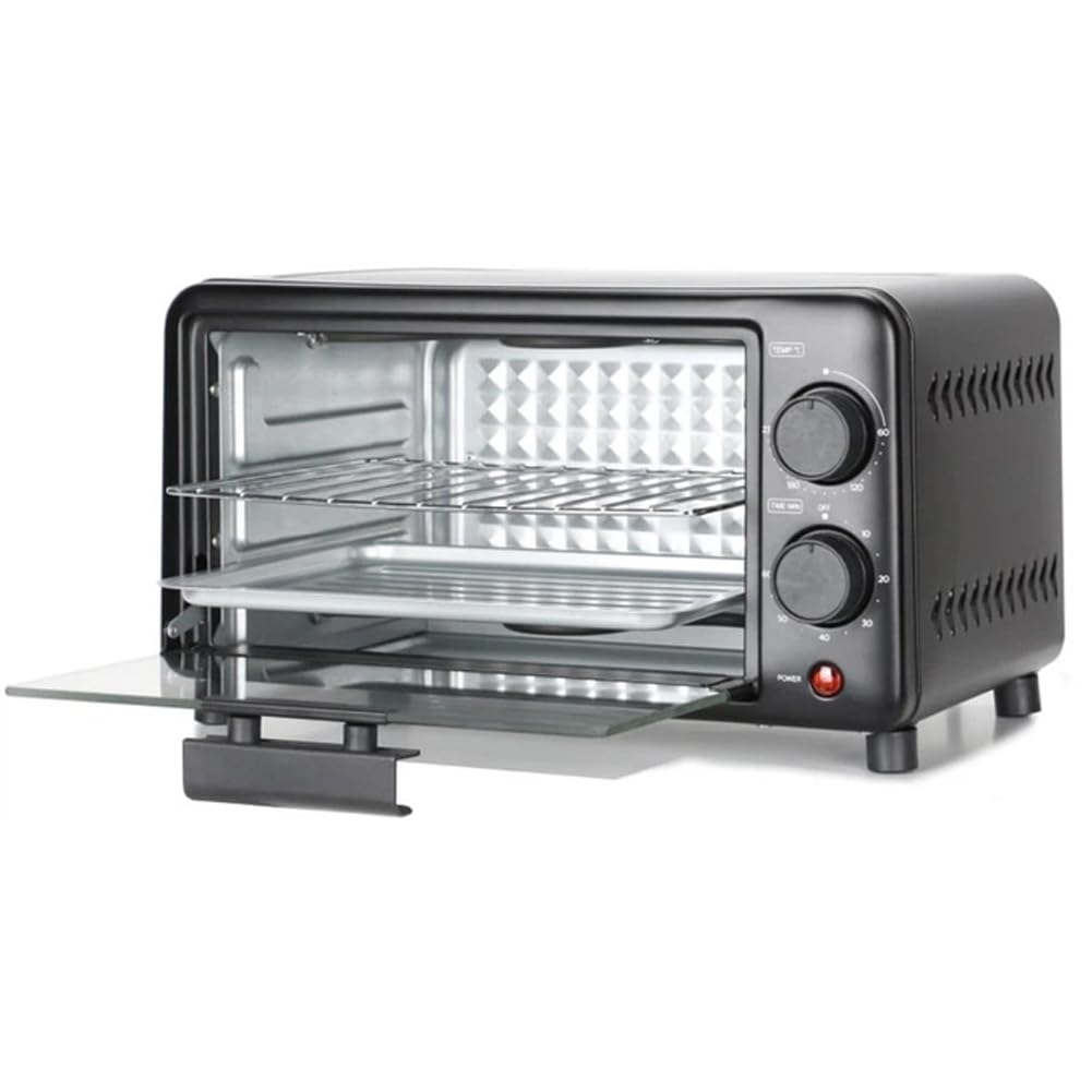 Fornetto Elettrico Bakaji 70 Litri - 2 Ventilazioni, 250°C, 2500W, Timer - Acciaio Inox