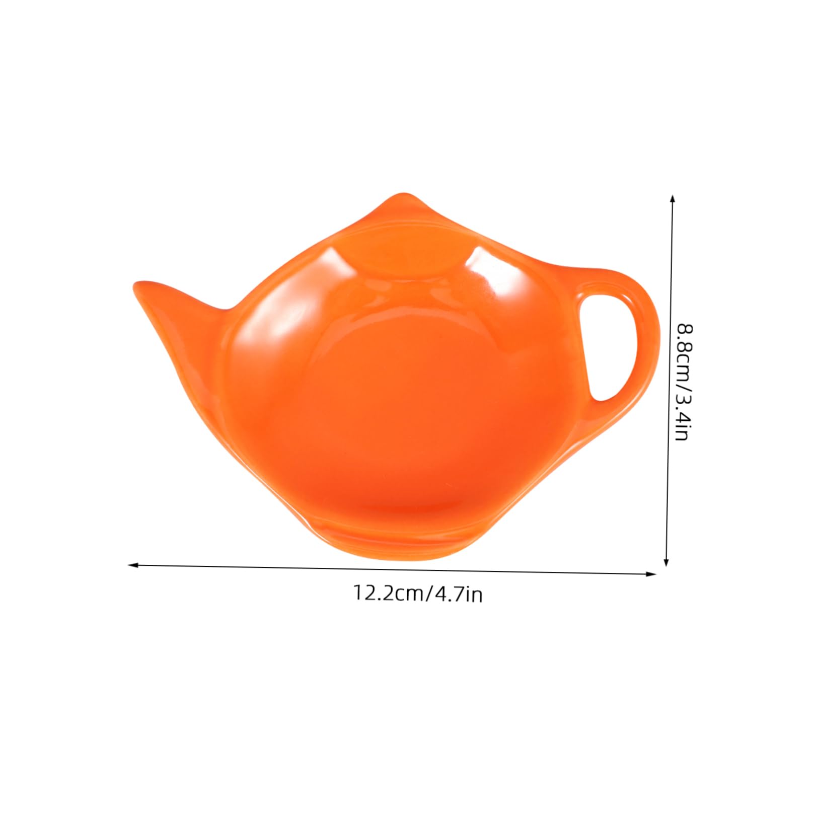 BIUDECO Ceramic Teabag Rest Stylish Coaster Tray Tea Sets Accessory Heatproof Plate Kitchen Tool
