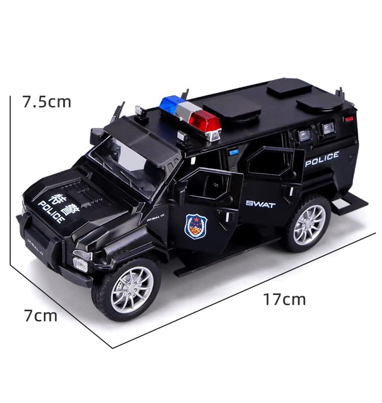 Amazon.co.jp: 1:24ピットブルVX対テロリスト特別警察装甲車合金