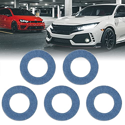 X AUTOHAUX 5 Stück Ölablassschraube Dichtring M12 Ölablassdichtungen aus Aluminiumlegierung 90430-12031