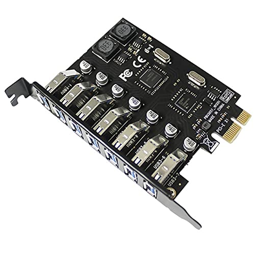 PCIe to USB 3.0アダプター 6個セット Amazon.co.jp: Connectors 7ポート USB 3.0 PCI-E 拡張カード PCI