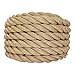 SGT KNOTS Twisted ProManila Rope - UnManila, Twisted 3 Strand Outdoor Rope, Lightweight Synthetic Rope for DIY Projects, Marine, Commercial (1.5