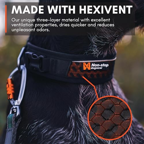 Non-stop dogwear Rock Collar Adjustable |3446| Verstellbares Funktionshalsband, Größe:M