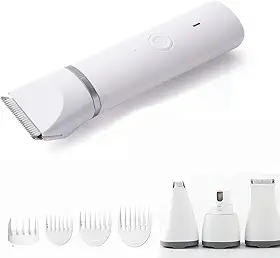 Máquina Tosar Cachorros Cães Recarregável 4 em 1 Kit, Máquina De Tosa Pets Gato Cachorro Tosador,Silencioso, para cães, gatos, cuidados com garras
