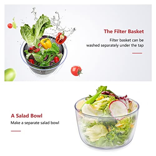 Tikmien Salad Spinner Best Salad Spinner Lettuce Spinner Salad Spinners Best Rated Salad Spinner Large Salad Spinner Collapsible #TOP5