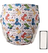 DEEYOTA Adult Elastic Button Cloth Diaper with a Diaper,Adult Cotton Cloth Diaper,Adjustable Diap...