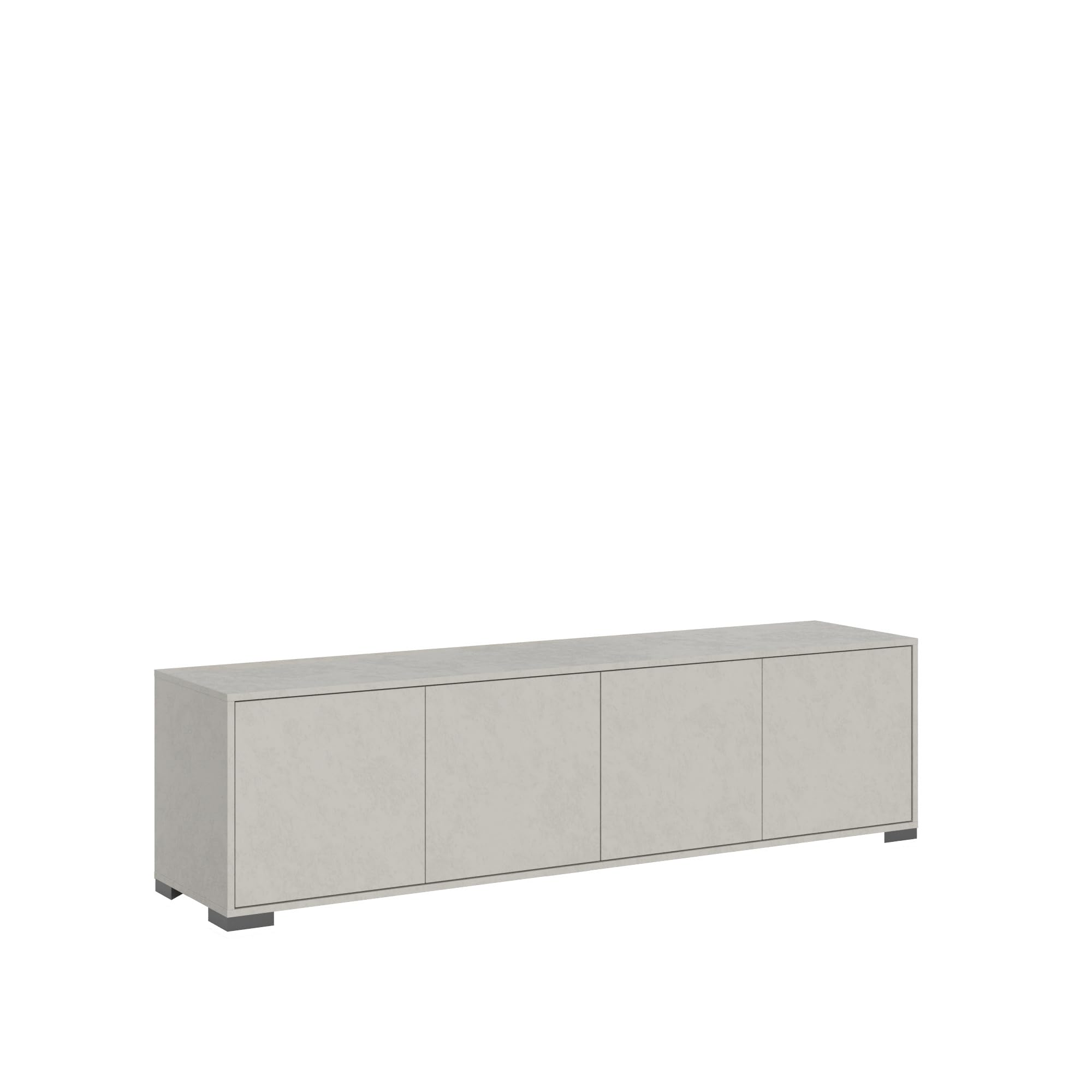 Meuble TV Itamoby 172 cm Lumina Cachemire buffet bas 4 portes