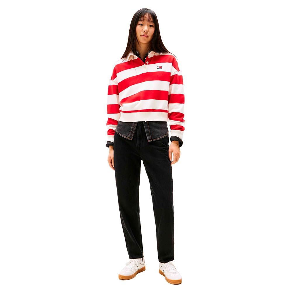 Tommy Jeans Vaqueros Mujer Mom-Fit Ultra con Talle Alto