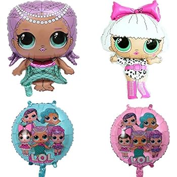 lol doll balloons card factory