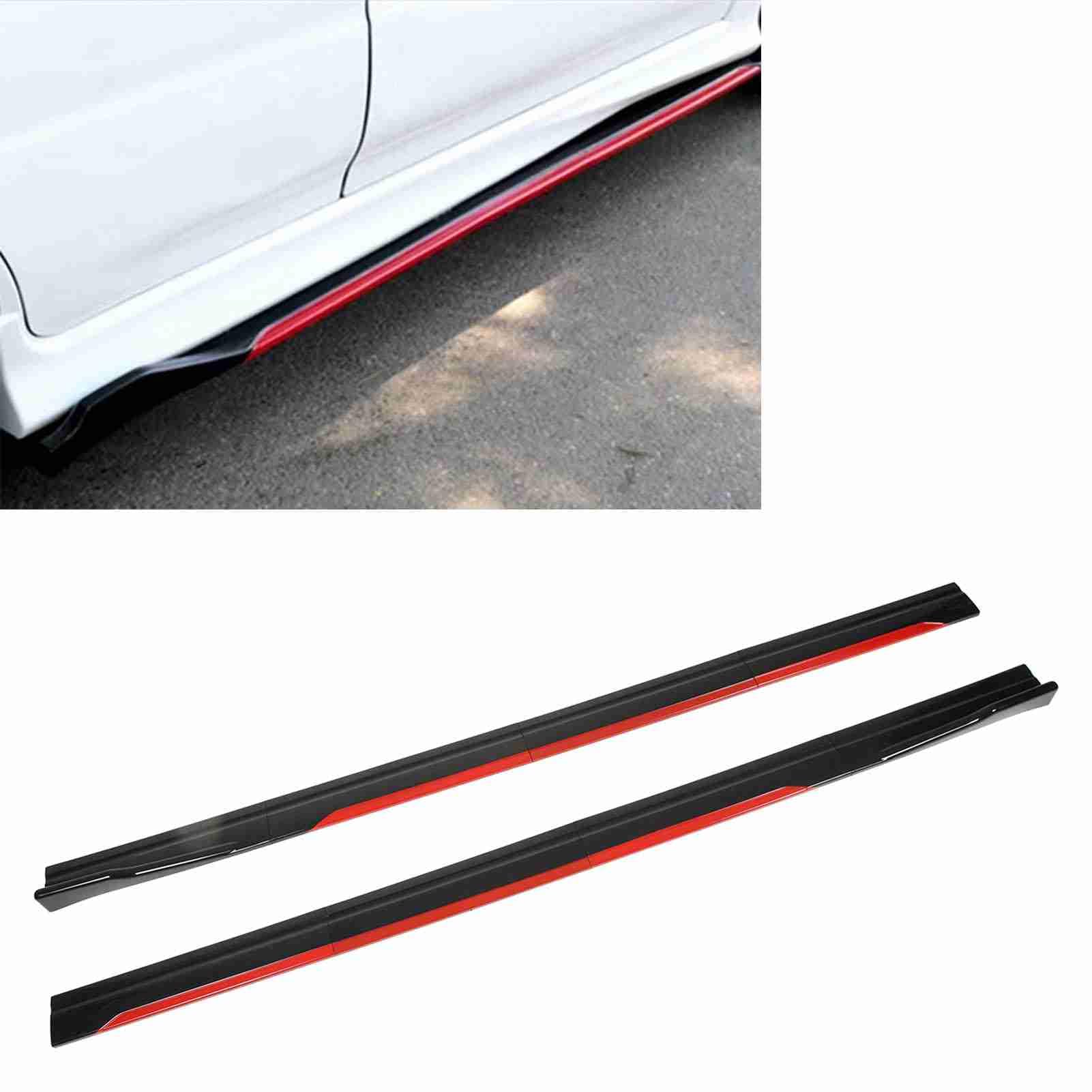 Naroote Uniwersalny Side Skirt do Samochodów, 8 Sztuk