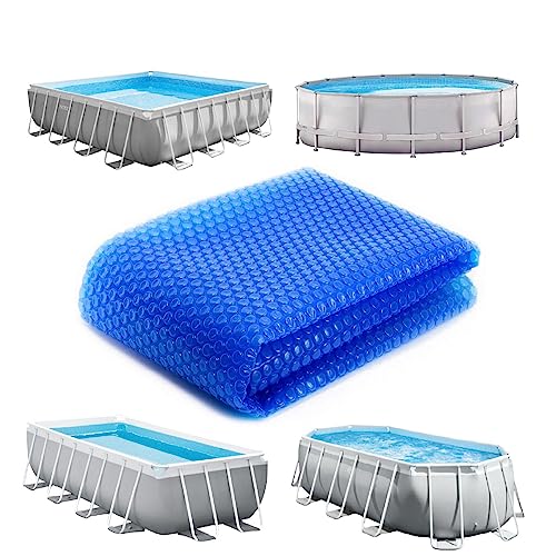 Linxor - Bâche à Bulles Ronde, Ovale, carrée ou Rectangle pour Piscine intex ou Autre - 180 microns - Bleu - Plusieurs Tailles Disponibles