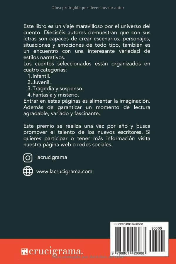 Miniatura 2 de Te cuento un cuento Cuentos ganadores del Primer premio Crucigrama de cuento 2023 (Spanish Edition)