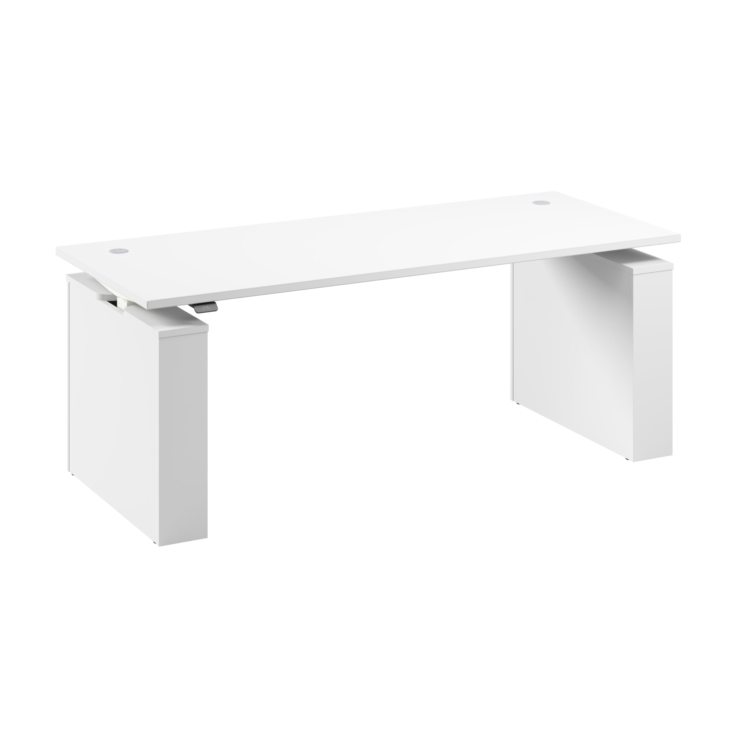 Bush Business Furniture 72-inch Electric Height Adjustable Standing Desk Ergonomic Sit-Stand Computer Table for Home and Professional Office