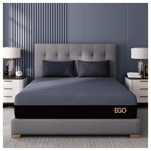 EGOHOME 10 Inch Twin XL Memory Foam Mattress for Back Pain, Cooling Copper Gel Bed in a Box, Foam Made in USA, CertiPUR-US Certified, Therapeutic Medium Firm, Daybed 38x80x10 Black