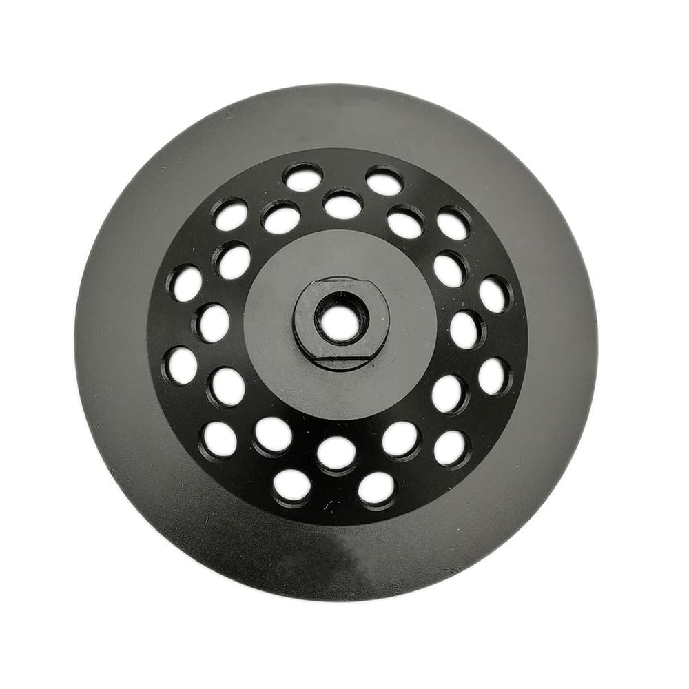 2 piezas de muela de copa de diamante segmentada Turbo Row para hormigón, piedra dura, conexión M14, diámetro de 180 mm, 7 pulgadas, 2 piezas de 180 mm, 7 pulgadas, 1