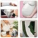 Vmxlso Gipsbinden zum Basteln, 12 Rollen Gipsbinden Babybauch, Babybauch Gipsabdruck Set, 5cm x 2,7m Gipsabdruck Babybauch Schnelltrocknend, Gips Abdruck Binden zum Basteln und Modellbau Geeignet