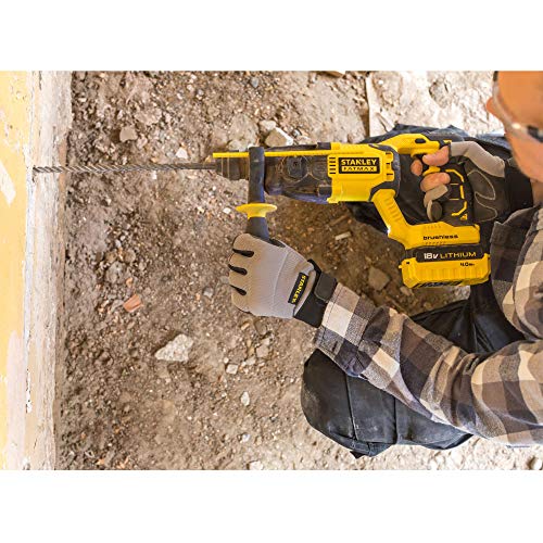 Stanley SDS-Plus Hammer 18 V Brushless 1,5 J, Geschwindigkeit 0-2.200 U/min, 5.775 ipm, FMCD900M2T-QW – Bild 4