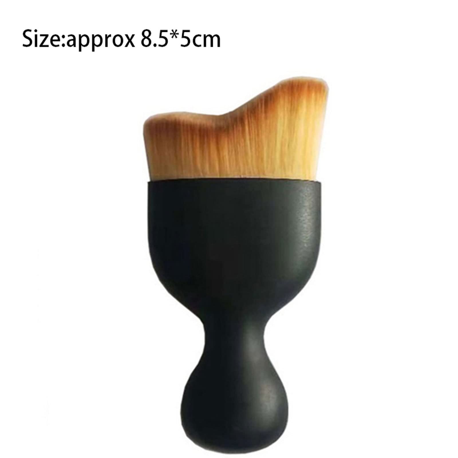 JINGYAN Pennelli per trucco Multifunctional S Shape Cream Blush 1pcs Contour Foundation Brush Loose Powder Makeup Brushes Cosmetic Make Up Tool