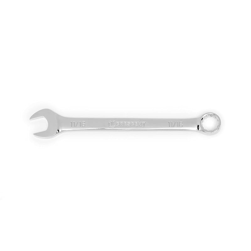 Chave combinada Crescent 11/16 pol. (17,5 mm), 12 pontas, cromada – CCW8-05