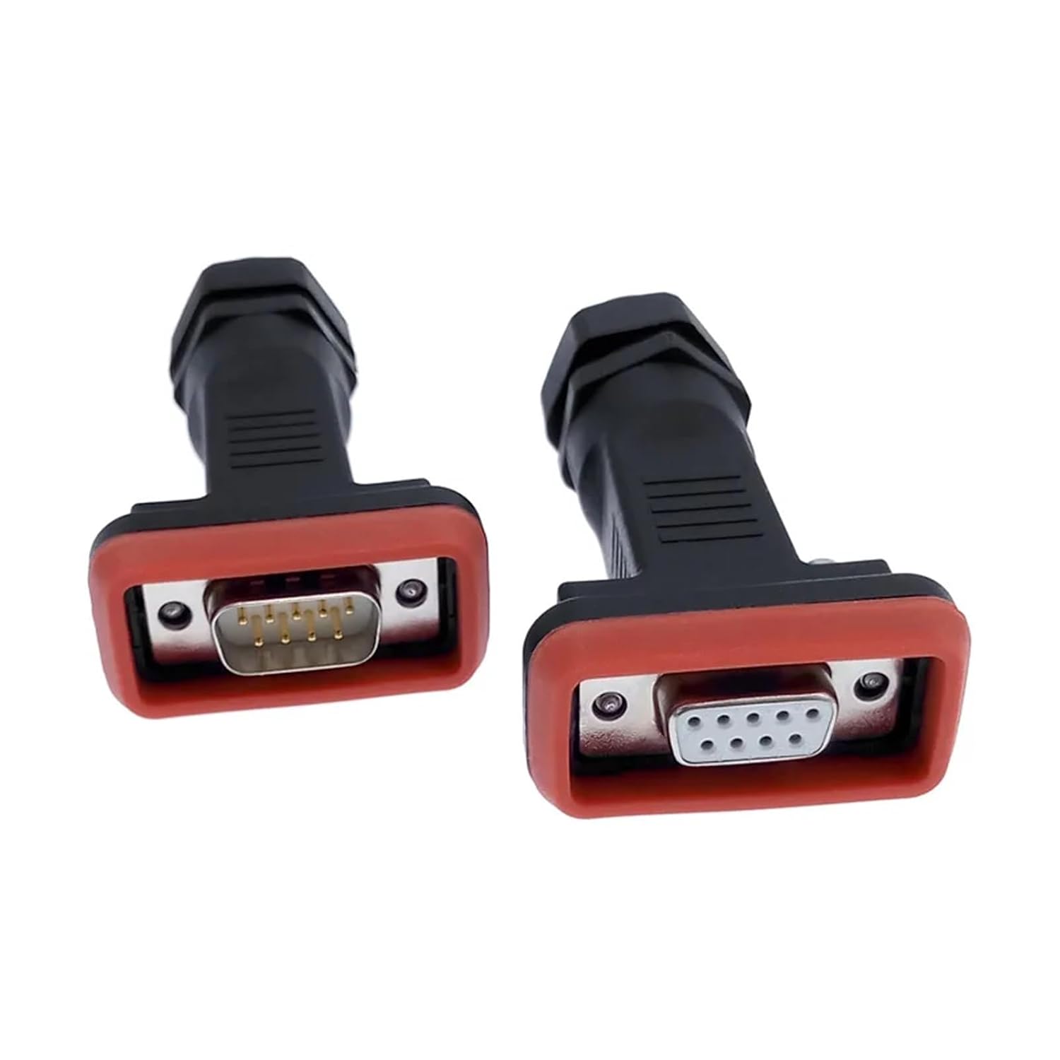 DB9 Connector Cable Shell IP67 Male&Female D-SUB Welded Wire 1Pcs(Male DB9)