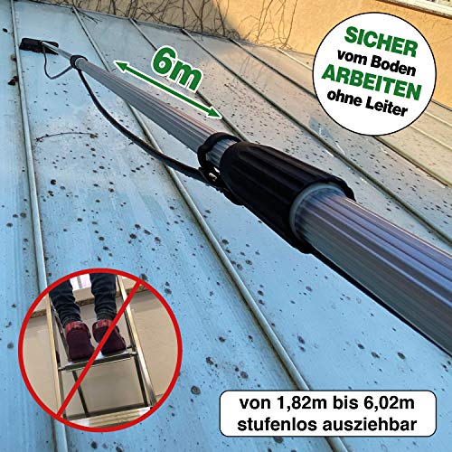 Erstaunlich Teleskopstange Mit Wasserdurchlauf Und Brste 6m Bilder