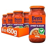 BENS ORIGINAL Sweet and Sour Sauce Jar, Bulk Multipack 6 x 450 g