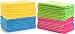 Cleaning Solutions 79107-36 Multi Color Pack of 36 Microfiber Cloths x 36, Ideal for Home, Kitchen, Auto, Glass, Makeup Removing & Pets, Pack