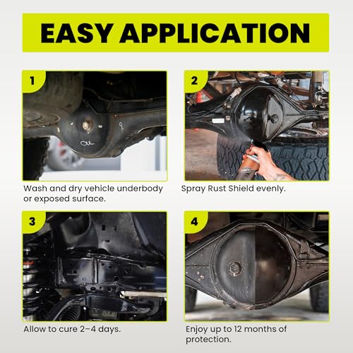 Rust Shield Spray - 12 Months Long-Lasting Anti Rust Prevention Spray for Cars, Trucks, Trailers, Off Road Vehicles, Anti Corrosion Undercarriage Hydrophobic Rust Inhibitor, Salt Protection - Image 7