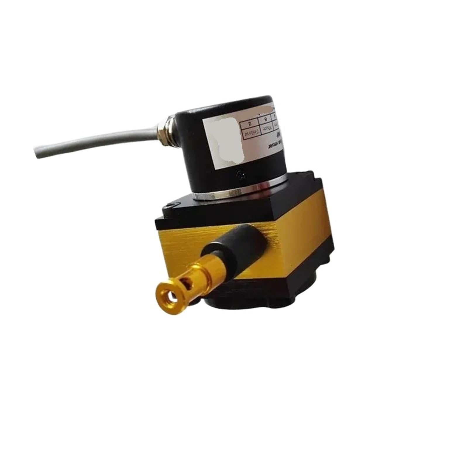 Codificador de cuerda para medir distancia de 1000 mm con sensor de desplazamiento de cable suave 6