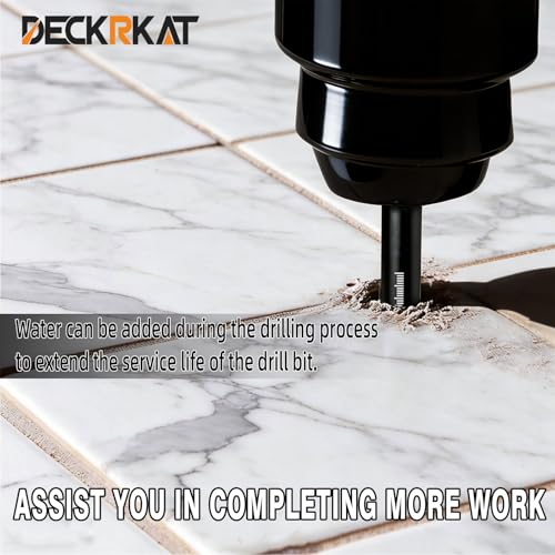 DECKRKAT Dry Diamond Drill Bit Set