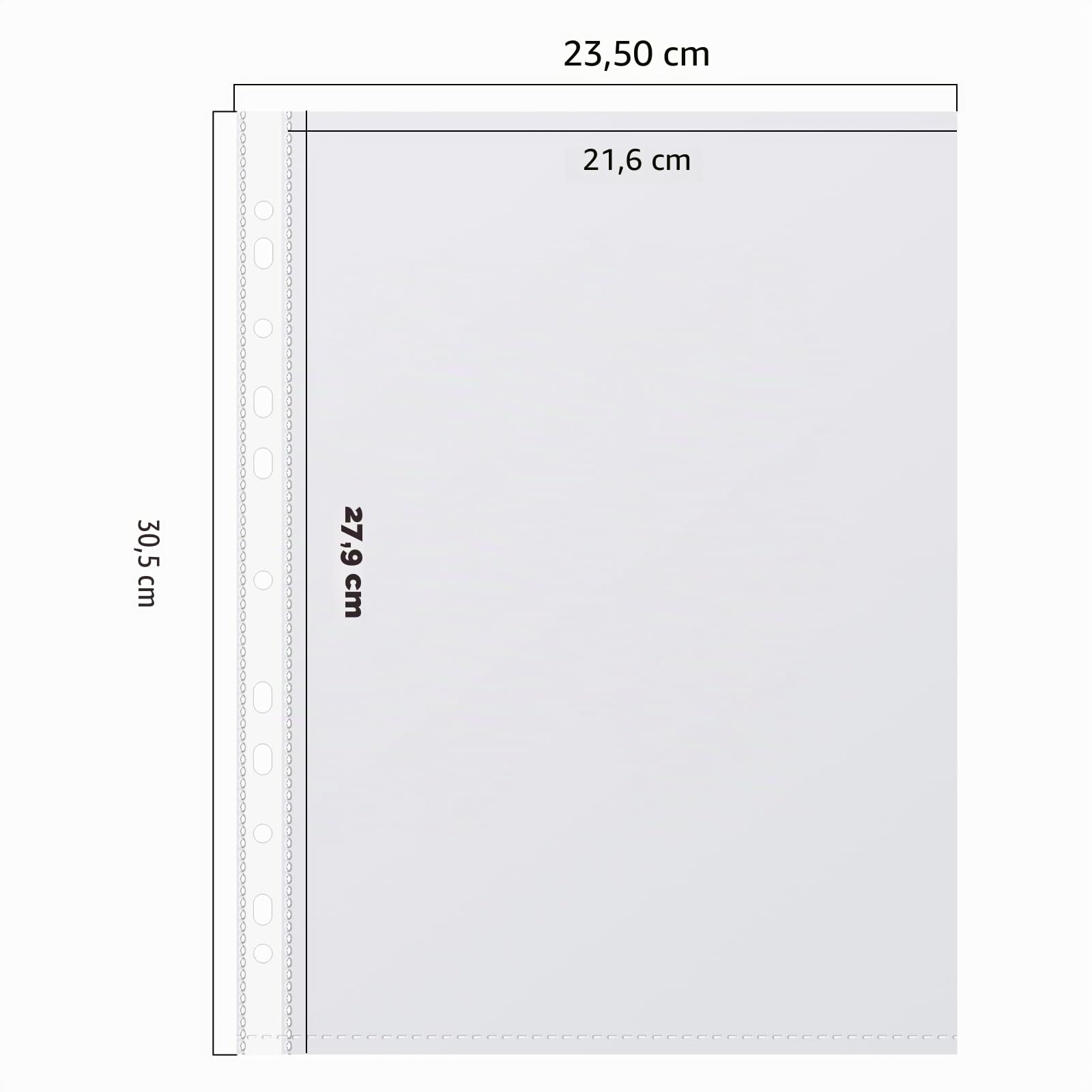 200 Stück Klarsichthüllen a4 Extra Stark,60 micron Prospekthüllen, Klarsichtfolien A4 Sammel-Taschen für Papier,Ordner& Dokumenten