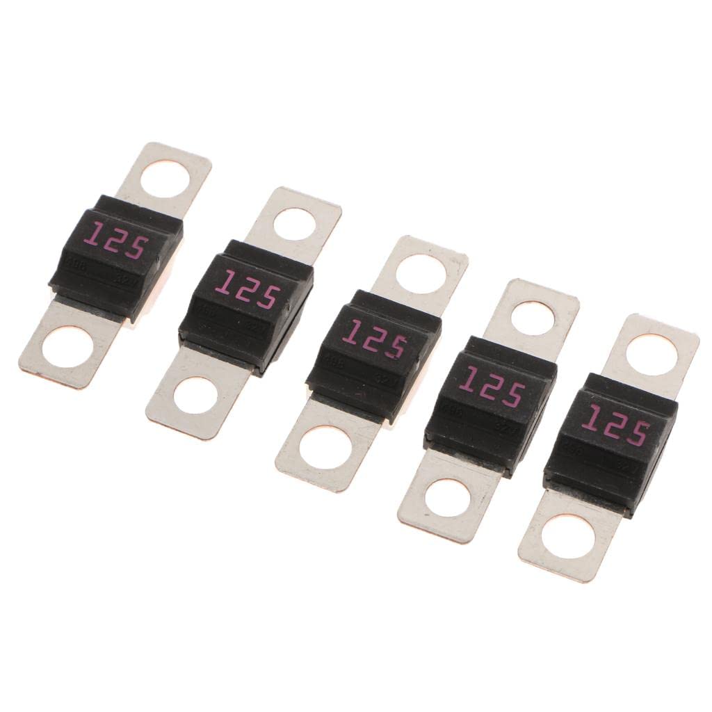 BNF® Flat Metal Fuse Slow Bolt Fuses Car Audio Power High Current Fuses 32V 125A| Motors | Parts & Accessories |Fuses & Fuse Holders|5 Pieces Bolt-Down Type Fuses-image-28