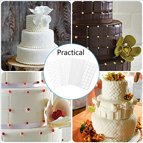 8 pezzi torta stampi Tappeto strutturato per