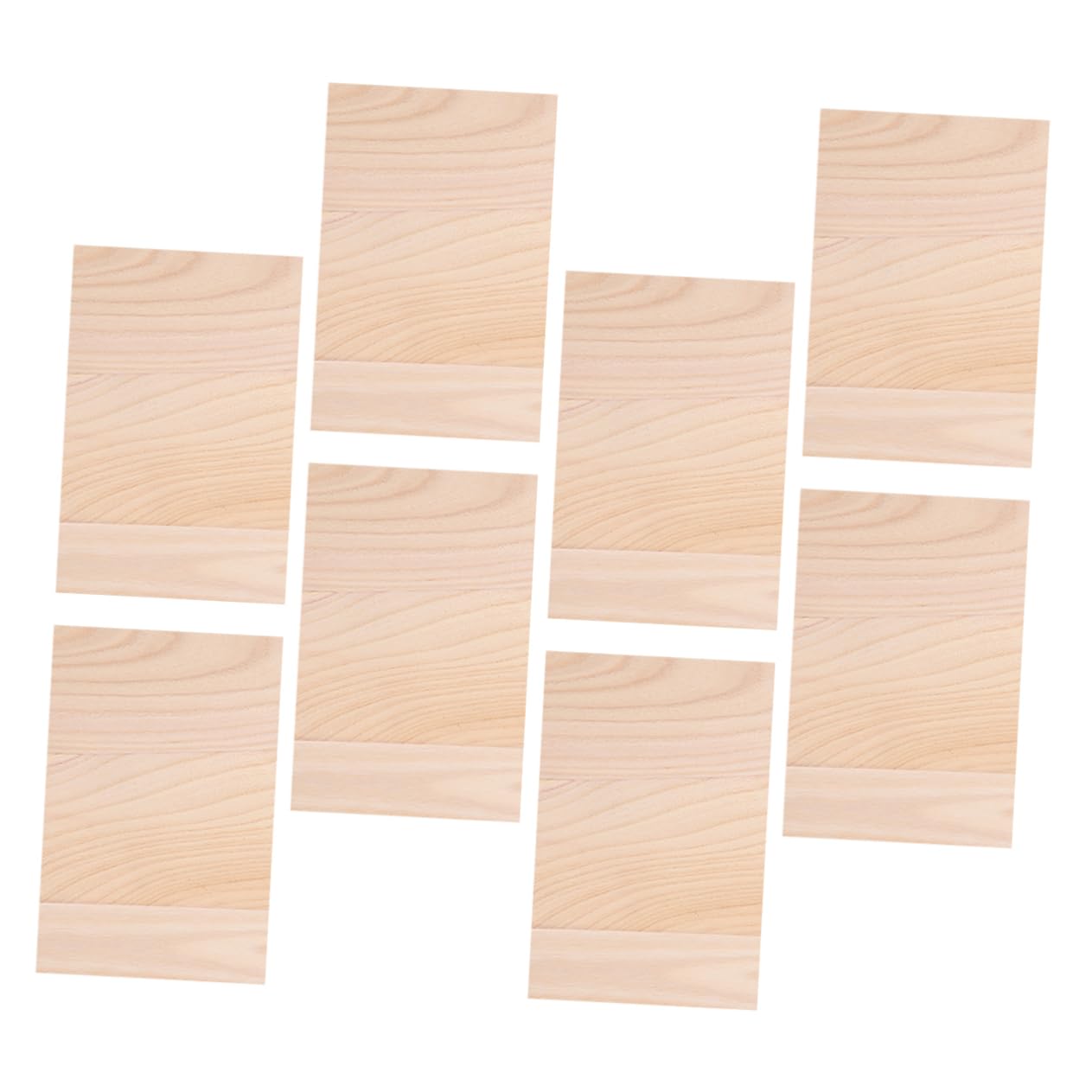 SEWACC Realistic Taekwondo Practice Boards 8pcs Wooden Karate Breaking Boards Kids Adults Martial Arts Training Equipment