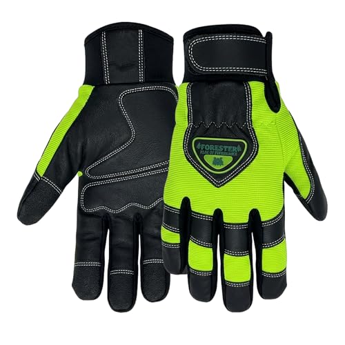 FORESTER Hi-Vis Chainsaw Gloves
