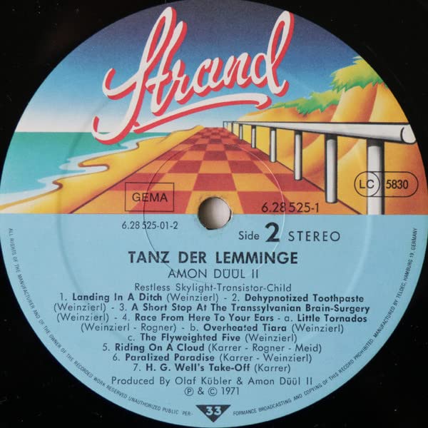 DOPPEL - VINYL - LP = TANZ DER LEMMINGE = AMON DÜÜL II