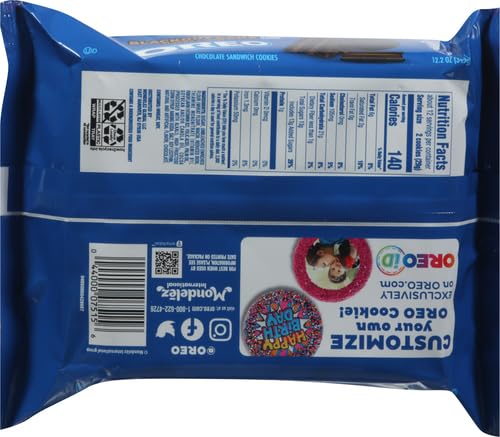 Image of OREO Blackout Cake Chocolate Sandwich Cookies, Limited Edition, 12.2 oz