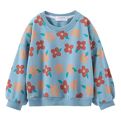 Mud Kingdom Girls Casual Flower Jumper Cover