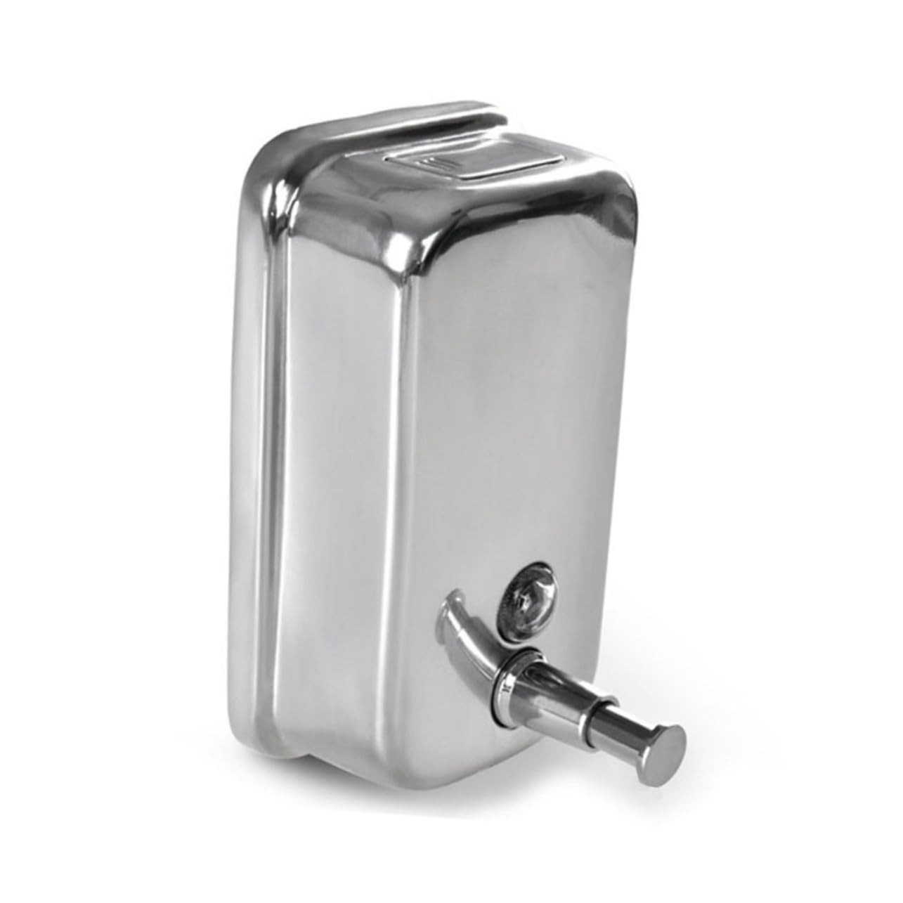 Dispenser di Sapone Liquido da Parete 1000ml in Acciaio Inox | Argento, Ricaricabile, per Crema e Balsamo, per Bagno Domestico e Toilette Pubblica